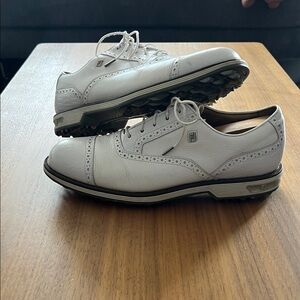 FootJoy White Leather Men's Oxfords
